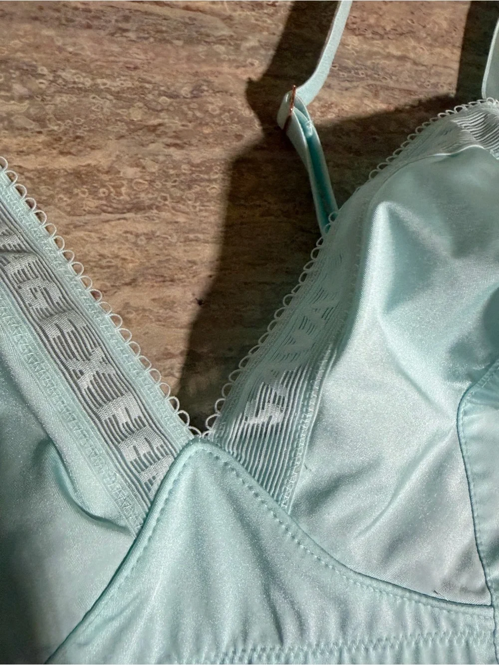 NWOT Savage X Fenty by Rihanna Light Aqua Wireless Bralette - Size 1X (16-18)